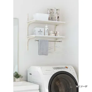 ランドリー可動棚 クリアホワイト JTCLT2P-CW-A【別送品】