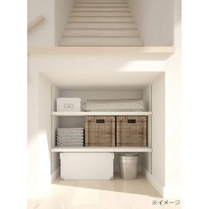 可動棚セットAタイプ 2段 奥行300mm シェルホワイト JTCKTA2D3-S-LW【別送品】