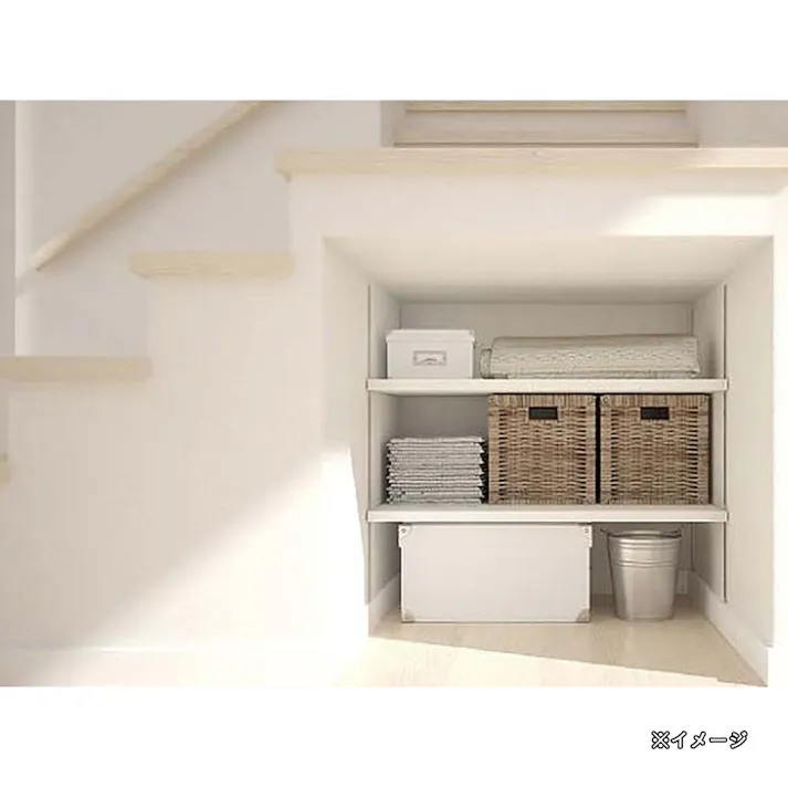 可動棚セットAタイプ 4段 奥行300mm シェルホワイト JTCKTA4D3-S-LW【別送品】