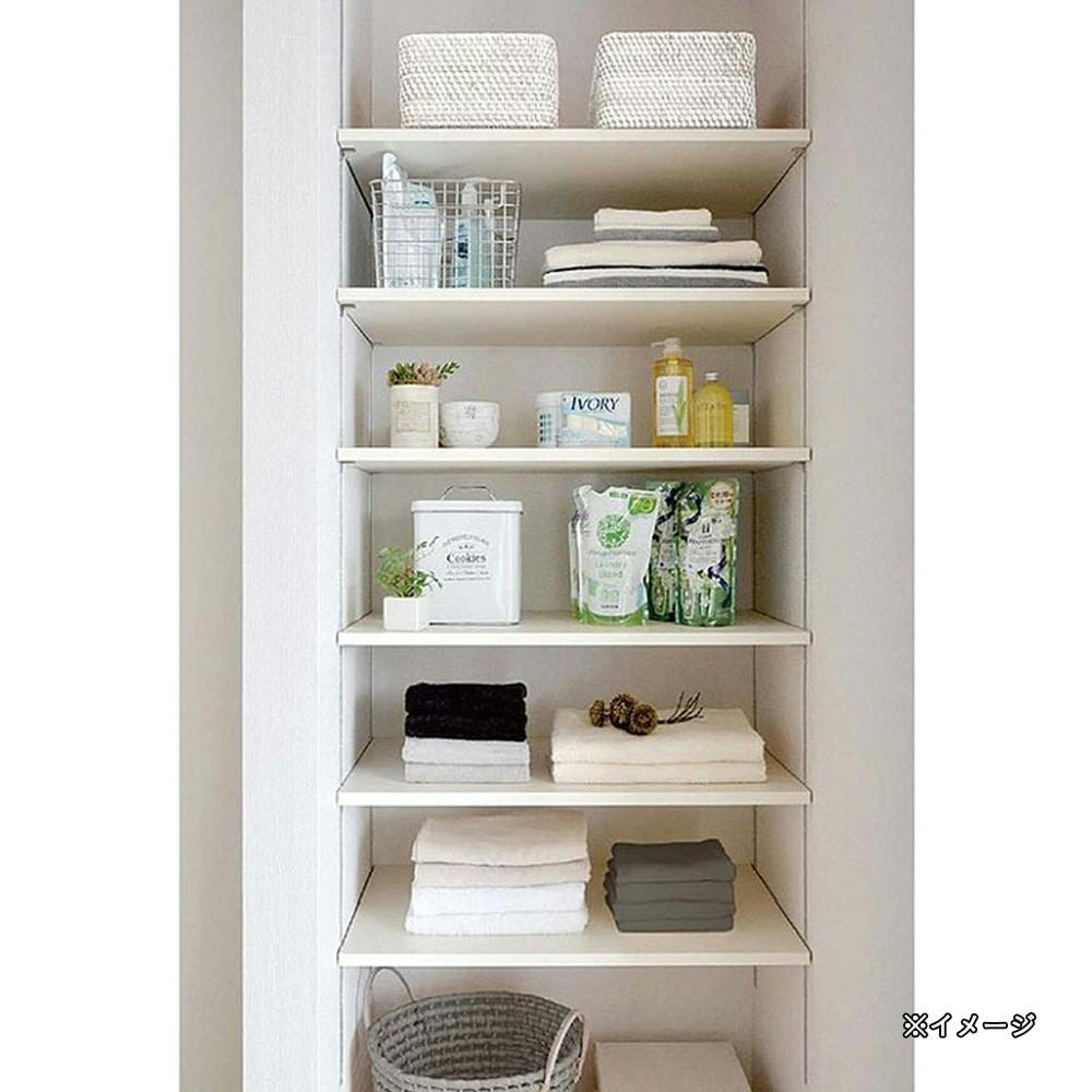 可動棚セットAタイプ 6段 奥行450mm シェルホワイト JTCKTA6D4-S-LW