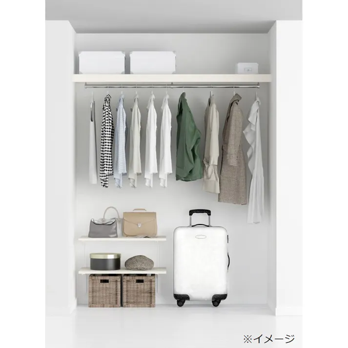 可動棚セットBタイプ 4段 奥行300mm シェルホワイト JTCKTB4D3-W-LW-A【別送品】