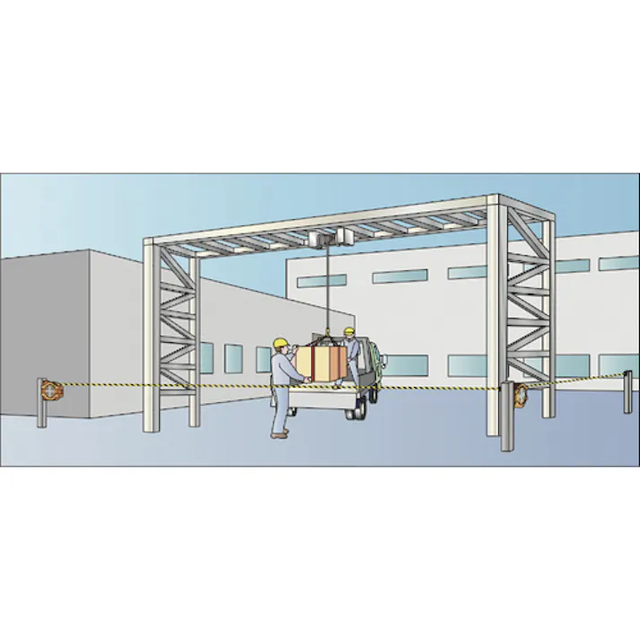 【CAINZ-DASH】中発販売 バリアロープリール(赤色ロープ20m) BRR-1220R【別送品】