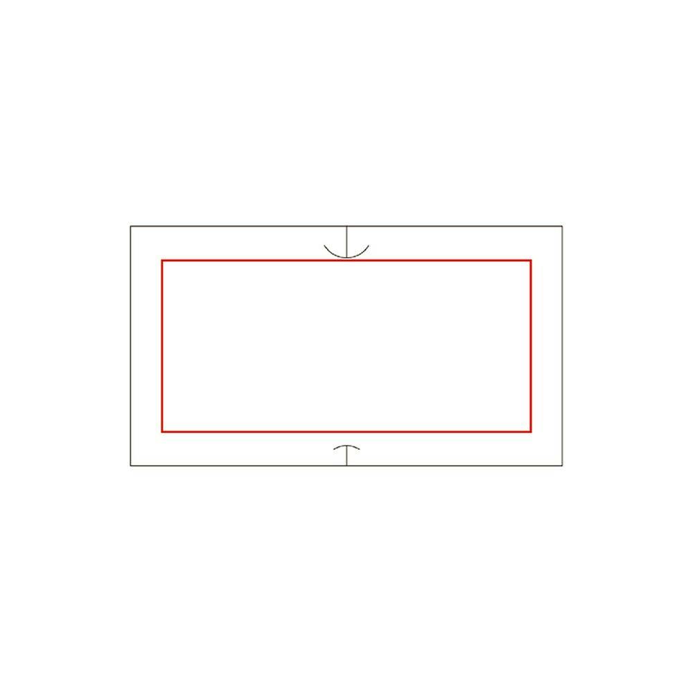 シモジマ サトー ハンドラベラー用ラベル SP・UNO1C共通 共通-4 赤枠 弱粘