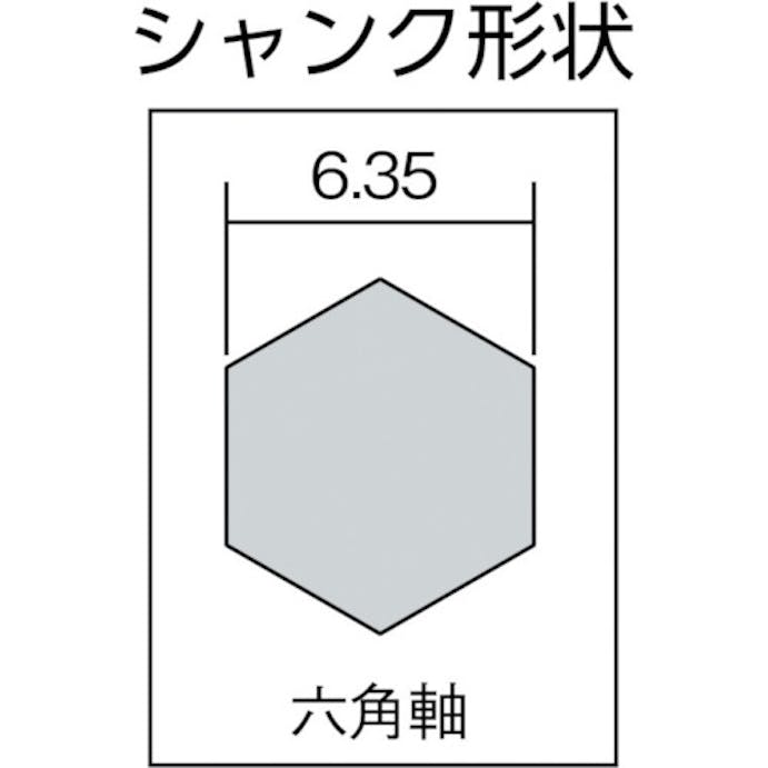 【CAINZ-DASH】大見工業 タップ下穴タケノコドリル（２枚刃）　４段 TSM4-6G【別送品】