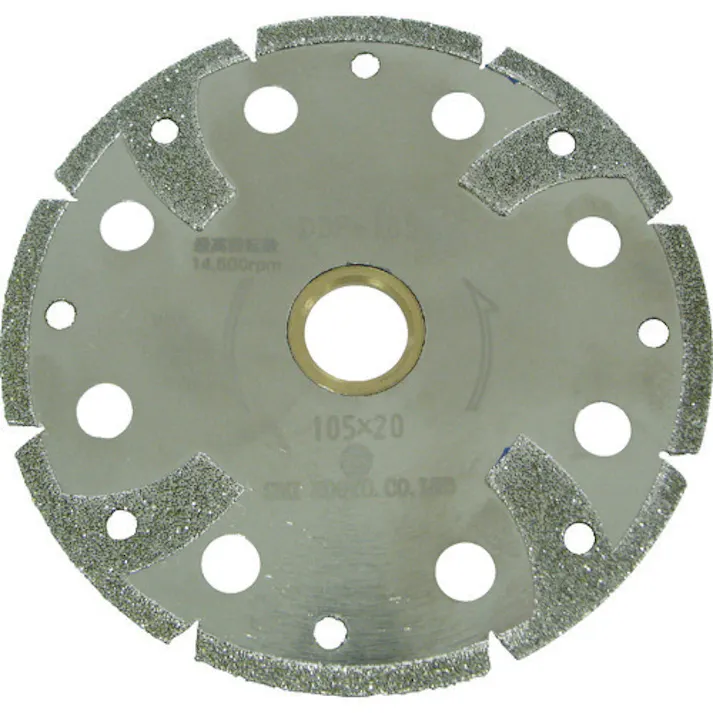 【CAINZ-DASH】大見工業 塩ビ管用電着ダイヤカットソー 105mm DDP-105【別送品】