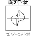 【CAINZ-DASH】大見工業 超硬２枚刃スクエアエンドミル（ショート）　刃数２　刃径４ｍｍ OES2S-0040【別送品】