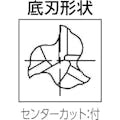 【CAINZ-DASH】大見工業 超硬３枚刃スクエアエンドミル（ショート）　刃数３　刃径３ｍｍ OES3S-0030【別送品】