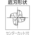 【CAINZ-DASH】大見工業 超硬ラフィングエンドミル（ファインピッチ）刃数４　刃径１２ｍｍ OERPR-0120【別送品】