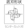 【CAINZ-DASH】大見工業 超硬ラフィングエンドミル(ファインピッチ)刃数4 刃径12mm OERPR-0120【別送品】
