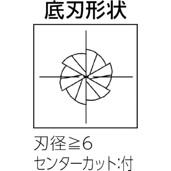 【CAINZ-DASH】大見工業 高硬度鋼加工用エンドミル 刃数6 刃径6mm OEHSR-0060【別送品】