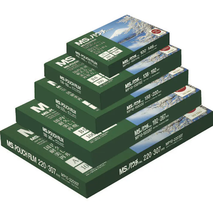 【CAINZ-DASH】明光商会 パウチフィルム MP15-109153 (100枚入) MP15-109153【別送品】