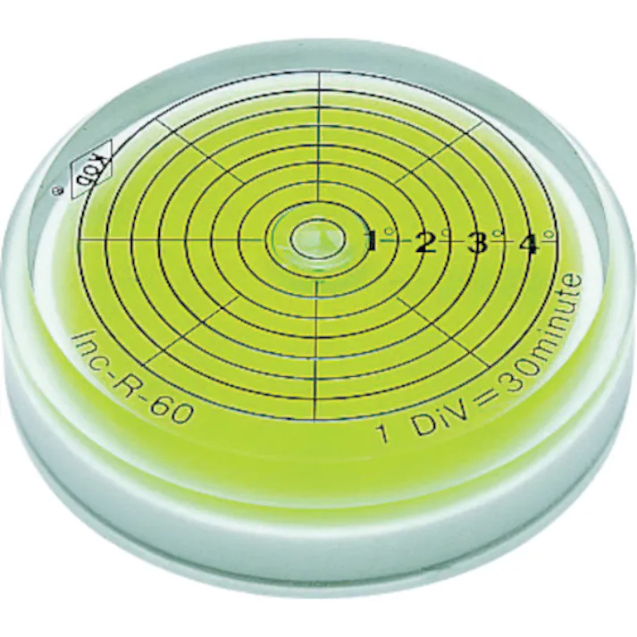 【CAINZ-DASH】アカツキ製作所 角度計付丸型アイベル水平器 INC-R INC-R85【別送品】