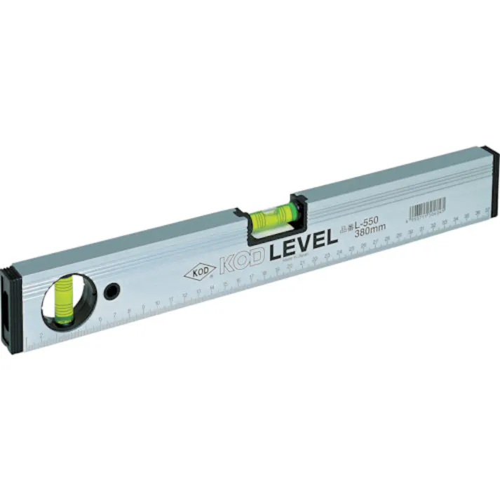 【CAINZ-DASH】アカツキ製作所 マグネット付 箱型アルミレベル L-550M380MM【別送品】