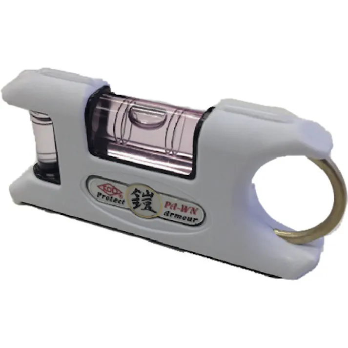 【CAINZ-DASH】アカツキ製作所 ポケット水平器 プロテクトアーマー ホワイト PA-WN【別送品】