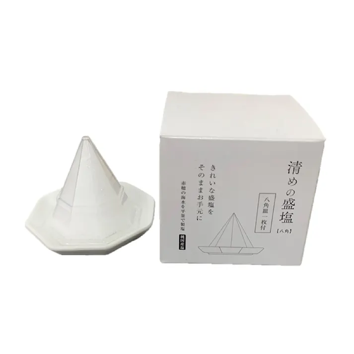 静岡木工 盛り塩 清めの盛塩 八角 皿1枚付