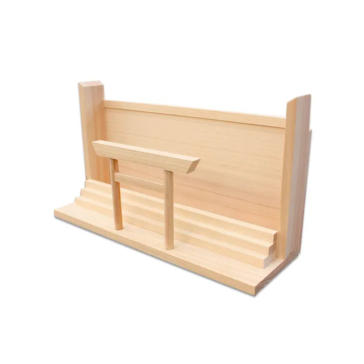 神棚用具 鳥居付御神札飾り 大 幅25.5cm×奥行8cm×高さ14cm