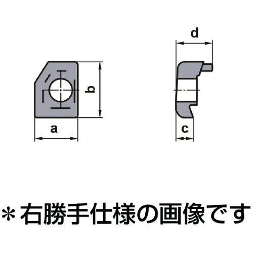 【CAINZ-DASH】三菱マテリアル ＭＧ・ＭＴ・ＭＴ１バイトホルダ・ＨＳＫ－Ｔ工具用部品　クランプ駒 MTK1R【別送品】
