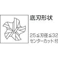 【CAINZ-DASH】三菱マテリアル ５枚刃バイオレットファイン　ハイスラフィングエンドミルショット刃長（Ｓ）２５ｍｍ VASFPRD2500【別送品】