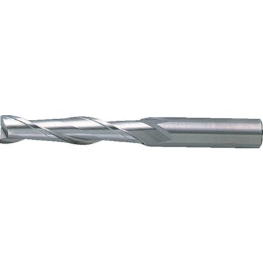 【CAINZ-DASH】三菱マテリアル ２枚刃汎用　ハイススクエアエンドミルロング刃長（Ｌ）８ｍｍ 2LSD0800【別送品】