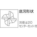 【CAINZ-DASH】三菱マテリアル ４枚刃バイオレットファイン　ハイスラフィングスクエアエンドミルミディアム刃長（Ｍ）１８ｍｍ VAMFPRD1800【別送品】