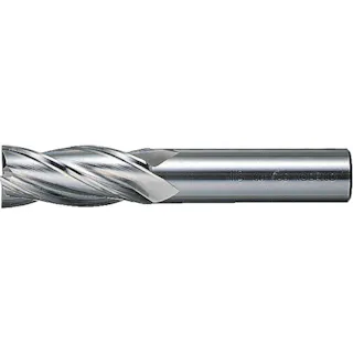 【CAINZ-DASH】三菱マテリアル 4枚刃センタカット ハイススクエアエンドミルミディアム刃長(M)12mm 4MCD1200【別送品】