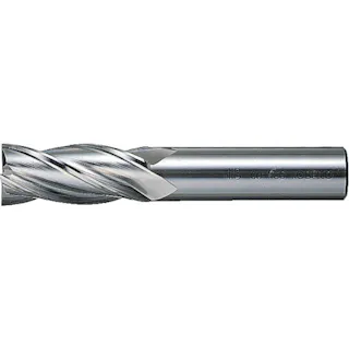 【CAINZ-DASH】三菱マテリアル 4枚刃センタカット ハイススクエアエンドミルミディアム刃長(M)25mm 4MCD2500【別送品】