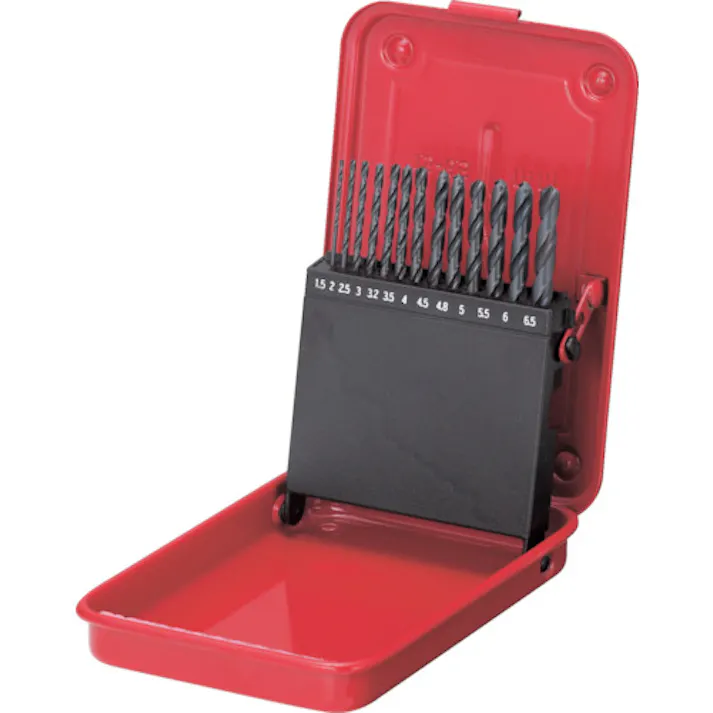 【CAINZ-DASH】三菱マテリアル SET 鉄工用 ハイスドリルセット (スチールケース 25本入) SET25【別送品】