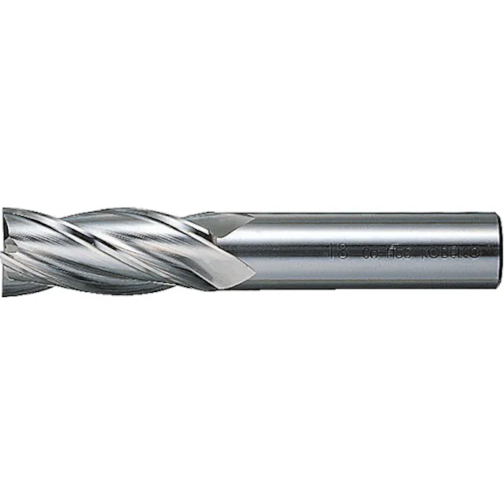 【CAINZ-DASH】三菱マテリアル 4枚刃センタカット ハイススクエアエンドミルミディアム刃長(M)13mm 4MCD1300【別送品】