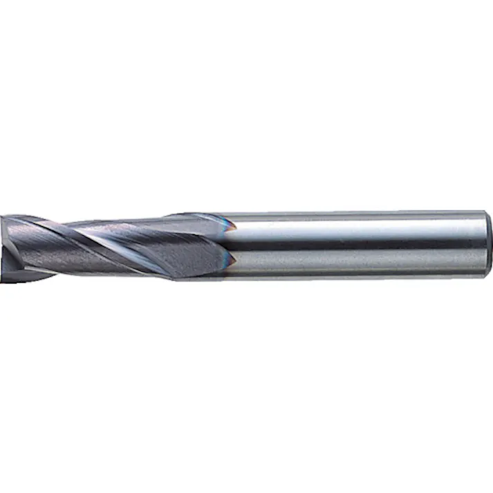 【CAINZ-DASH】三菱マテリアル 2枚刃バイオレット ハイススクエアエンドミルミディアム刃長(M)14mm VA2MSD1400【別送品】