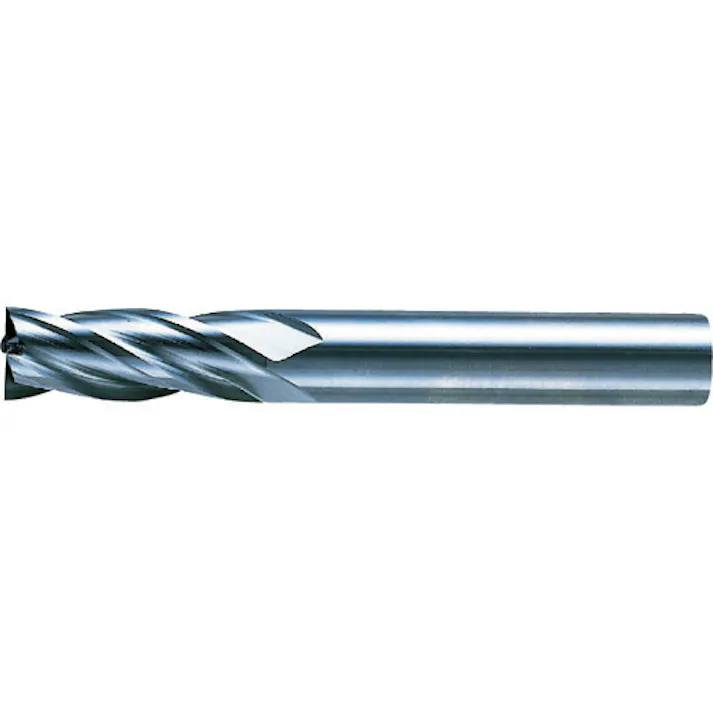 【CAINZ-DASH】三菱マテリアル 4枚刃センタカット ハイススクエアエンドミルミディアム刃長(M)2.5mm 4MCD0250【別送品】