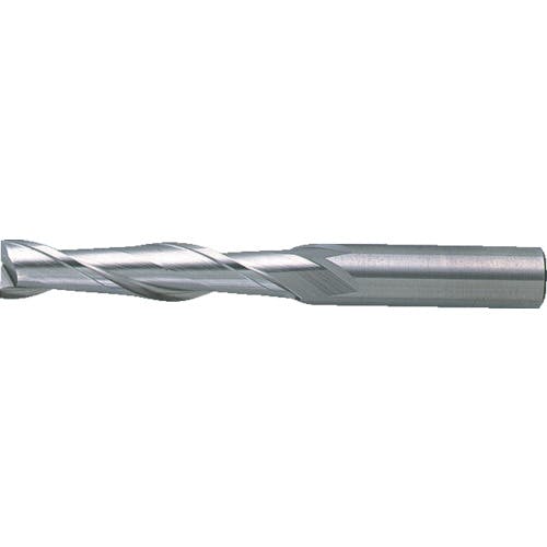 【CAINZ-DASH】三菱マテリアル ２枚刃汎用　ハイススクエアエンドミルロング刃長（Ｌ）９ｍｍ 2LSD0900【別送品】