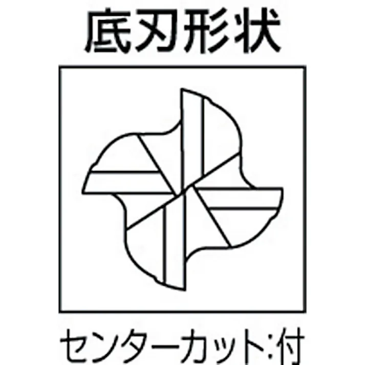 【CAINZ-DASH】三菱マテリアル 4枚刃バイオレット ハイススクエアエンドミルミディアム刃長(M)18mm VA4MCD1800【別送品】