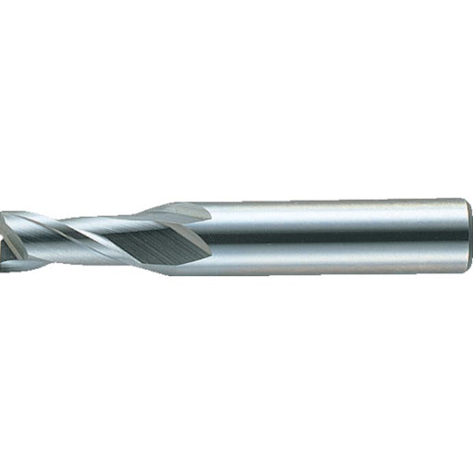 【CAINZ-DASH】三菱マテリアル ２枚刃汎用　ハイススクエアエンドミルショット刃長（Ｓ）１３ｍｍ 2SSD1300【別送品】