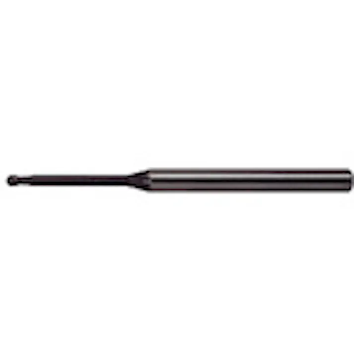 【CAINZ-DASH】三菱マテリアル 2枚刃インパクトミラクルロングネック 超硬ボールエンドミル0.8mm VF2XLBR0040N100S04【別送品】