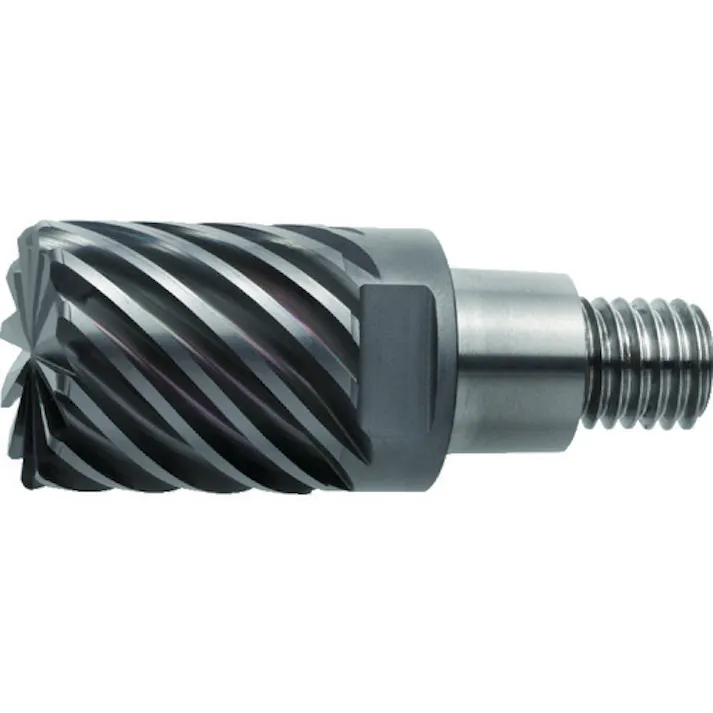 【CAINZ-DASH】三菱マテリアル 10枚刃難削材加工用 超硬多刃制振ラジアスヘッド16mm (コート品) IMX16C10HV160R10016【別送品】