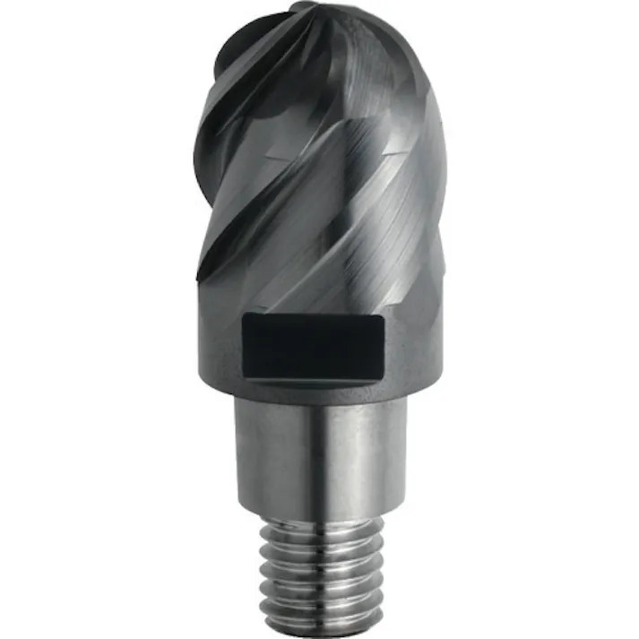 【CAINZ-DASH】三菱マテリアル 6枚刃難削材加工用 超硬制振ボールヘッド12mm (コート品) IMX12B6HV12012【別送品】