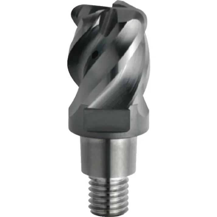 【CAINZ-DASH】三菱マテリアル 4枚刃難削材加工用 超硬制振ラジアスヘッド10mm (コート品) IMX10C4HV100R25010【別送品】