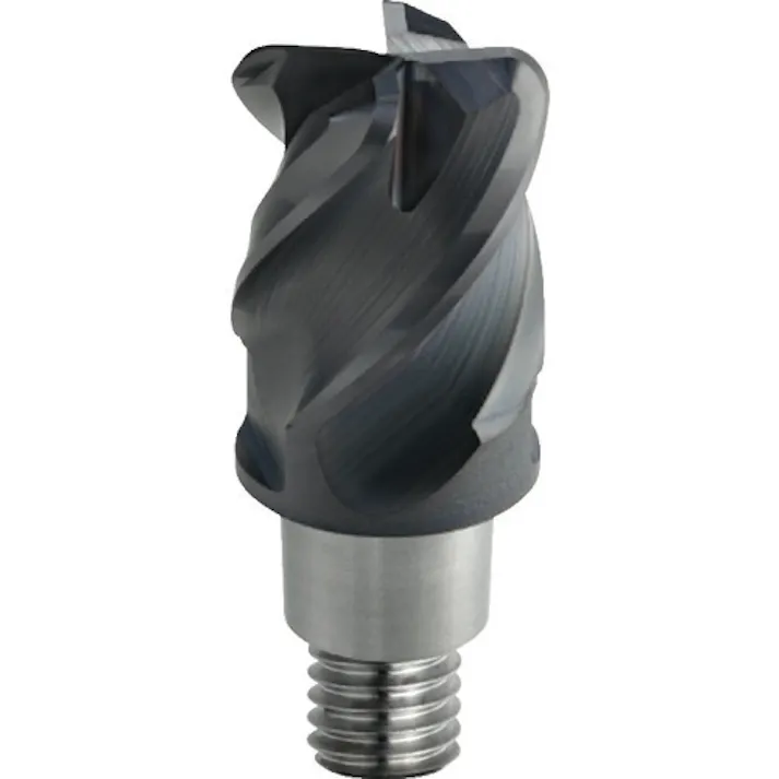 【CAINZ-DASH】三菱マテリアル 4枚刃高能率加工用 超硬制振ラジアスヘッド25mm (コート品) IMX25C4FV250R40026【別送品】