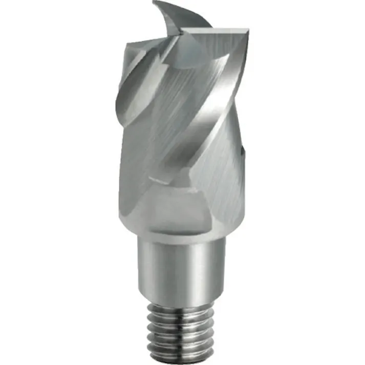 【CAINZ-DASH】三菱マテリアル 3枚刃アルミ加工用 超硬スクエアヘッド12mm (ノンコート品) IMX10S3A12010【別送品】