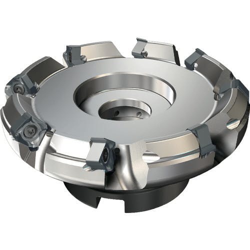 【CAINZ-DASH】三菱マテリアル ＷＳＸ４４５形　低抵抗両面インサート式汎用正面削り用　アーバタイプ正面フライス　右勝手 WSX445-200C12NR【別送品】