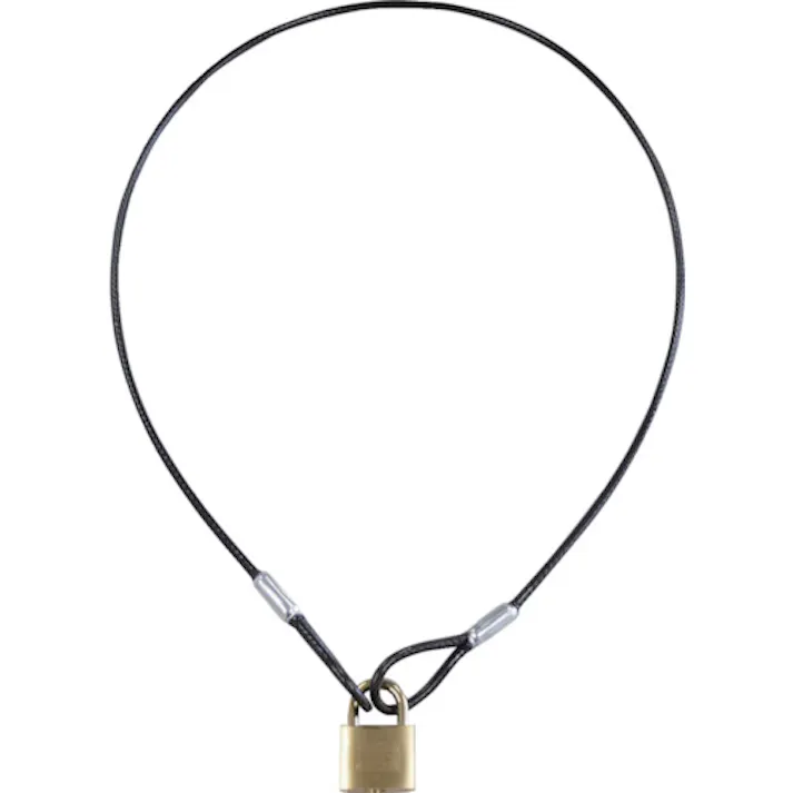 【CAINZ-DASH】清水 ワイヤー&パドロックシリンダー錠タイプ 1040mm(同一錠) 1280-30L-SD【別送品】