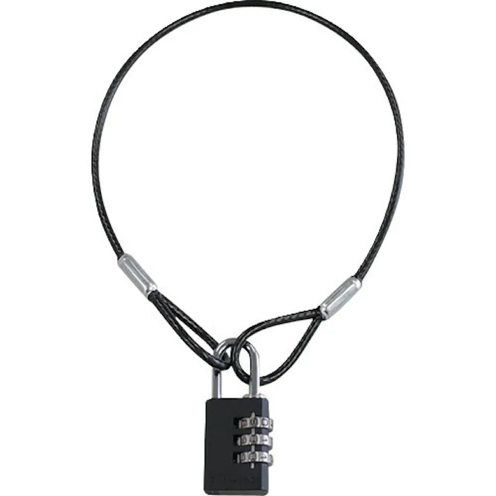 【CAINZ-DASH】清水 ダイヤルキー ワイヤー&パドロックダイヤル錠タイプ 545mm 3180-30S【別送品】
