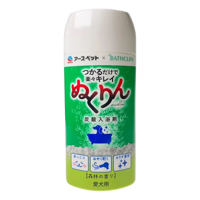 愛犬用 炭酸入浴剤 ぬくりん 森林の香り 300g ペット用品 犬 ホームセンター通販 カインズ