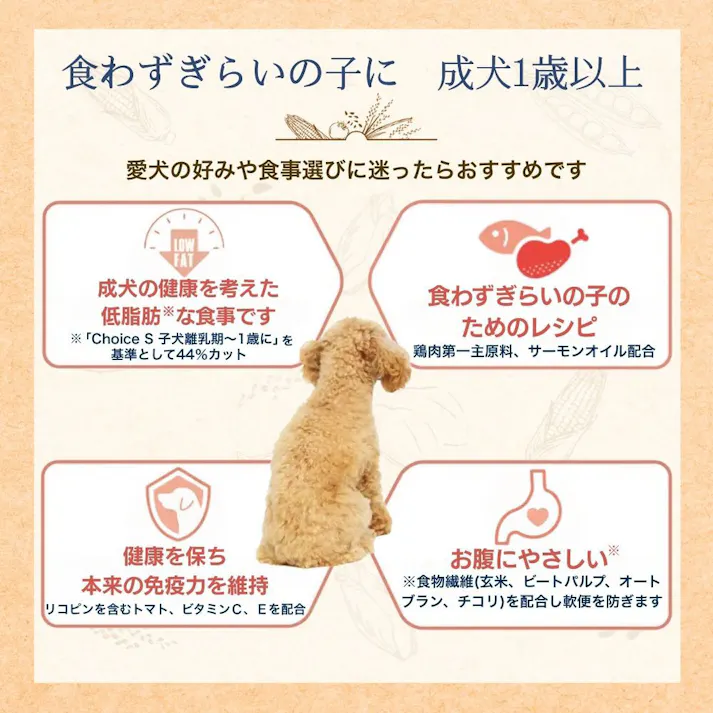 ファーストチョイス 食わずぎらいの子 成犬 1.2Kg