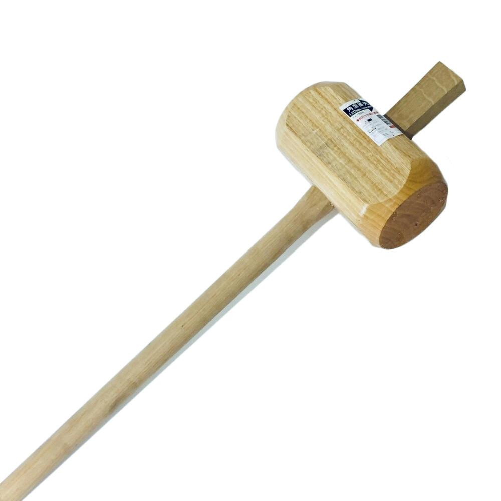 浅野木工所 イタヤ材 角型掛矢 八角 樫 枝付 120mm 17040