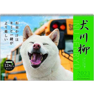 アートプリントジャパン 壁掛カレンダー 犬川柳 B4 3644
