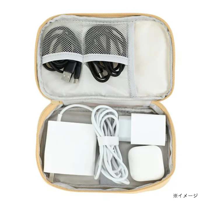 ガジェットポーチ ポリエステル ライトベージュ