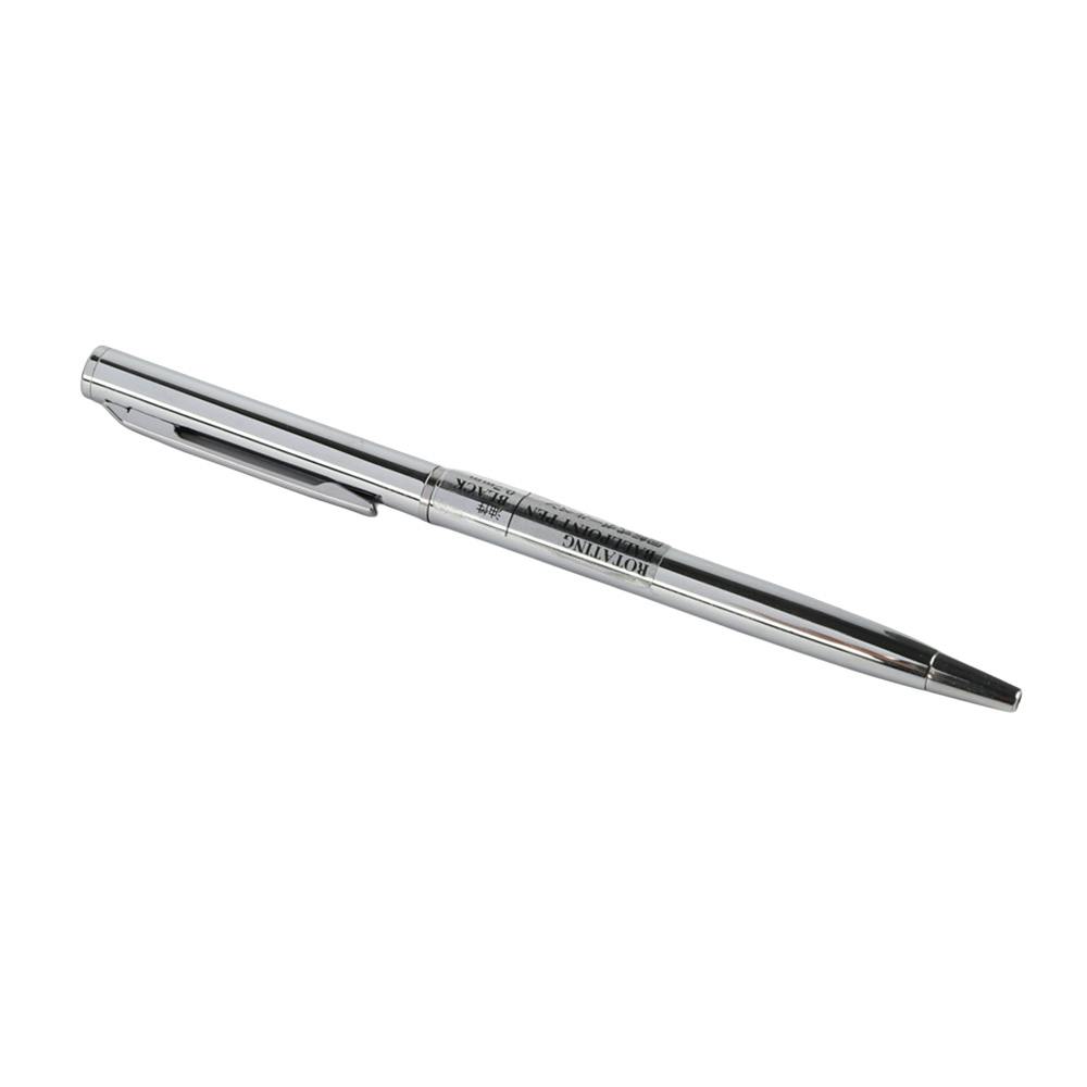 回転式ボールペン 0.7mm シルバー | 文房具・事務用品 通販
