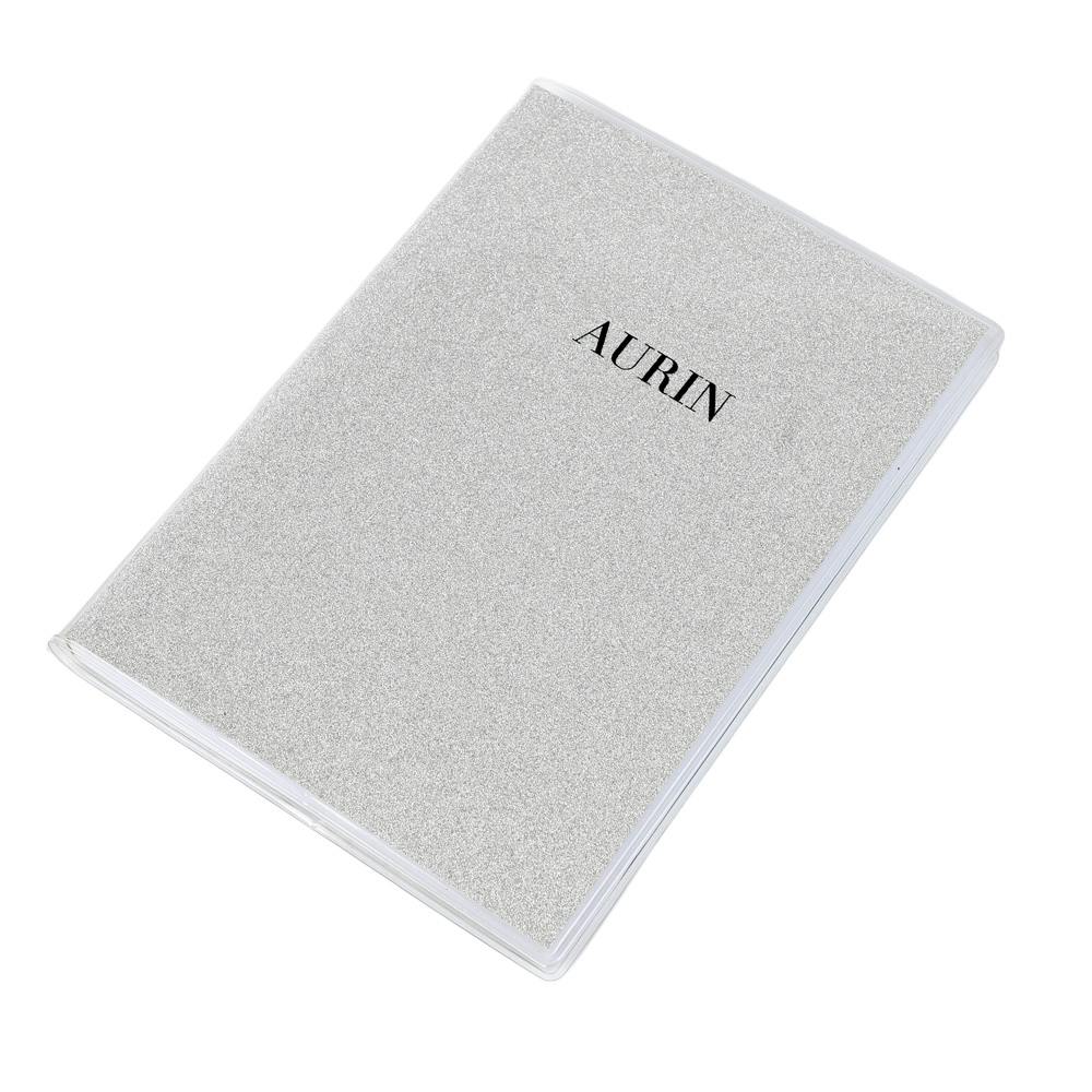カバー付ノート A6 シルバー | 文房具・事務用品 通販