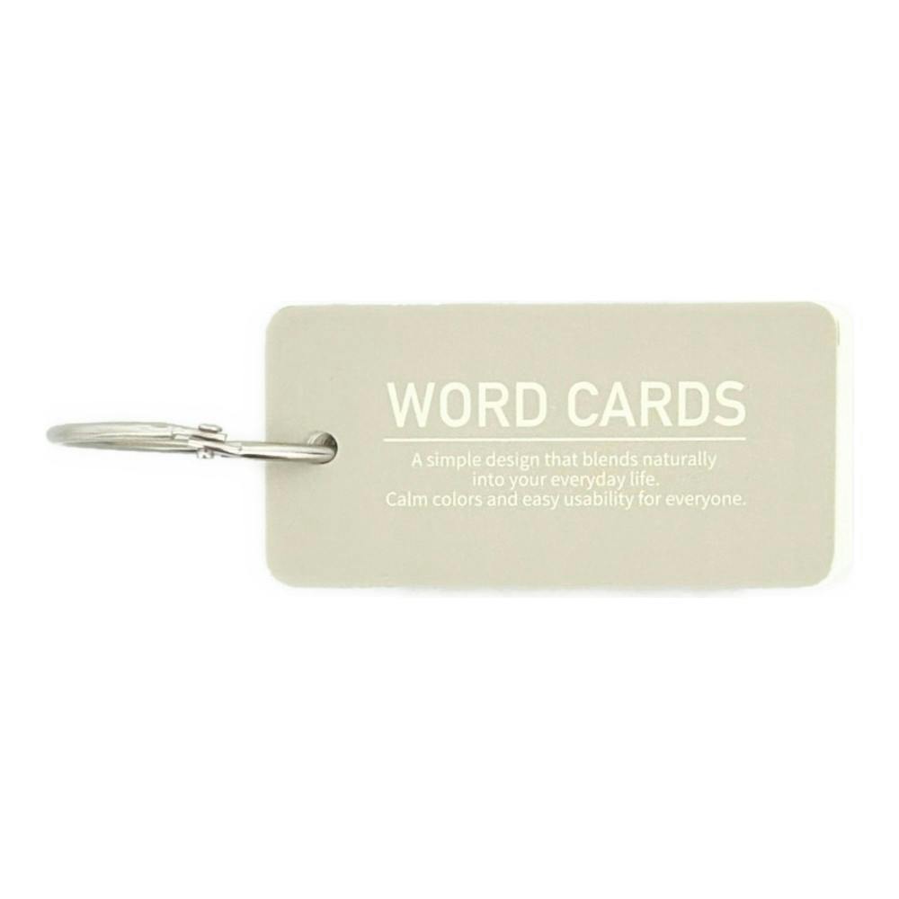 単語カード 9×4.5cm ライトベージュ